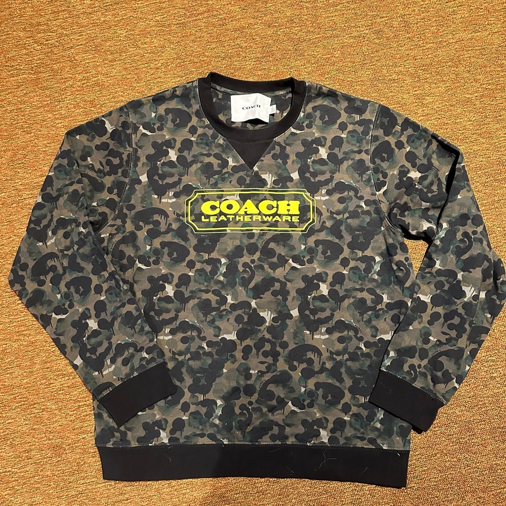 Coach Sweatshirt Logo NWOT